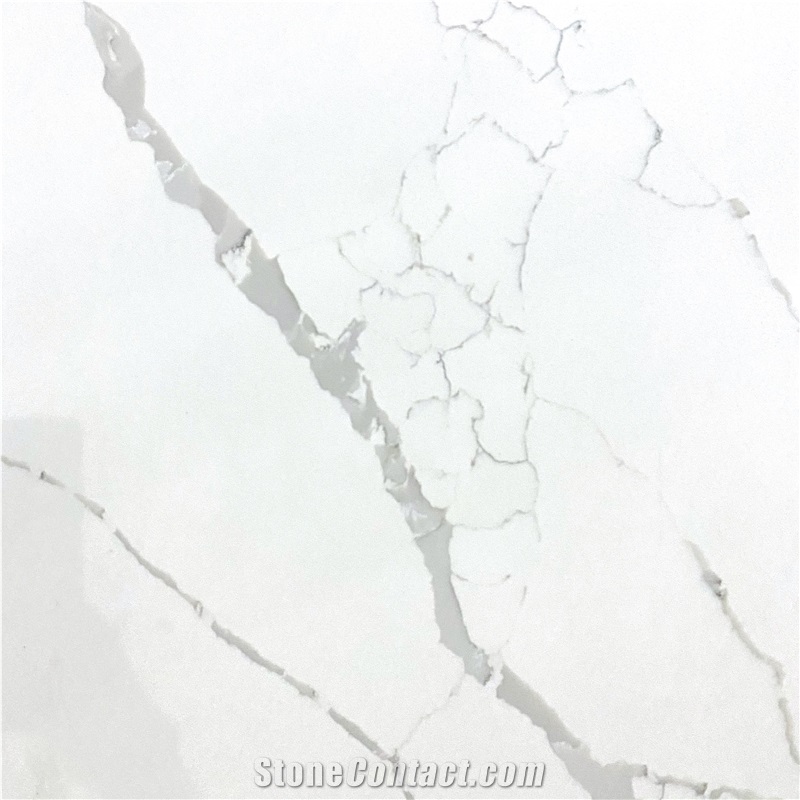 Calacatta Vega - Laza Quartz Slabs From Vietnam