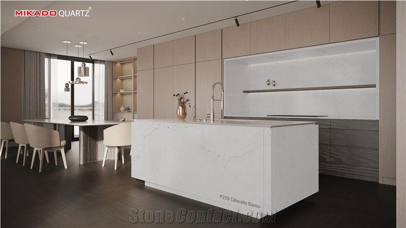 Misterio - Calacatta Bianco Quartz Slabs From Vietnam