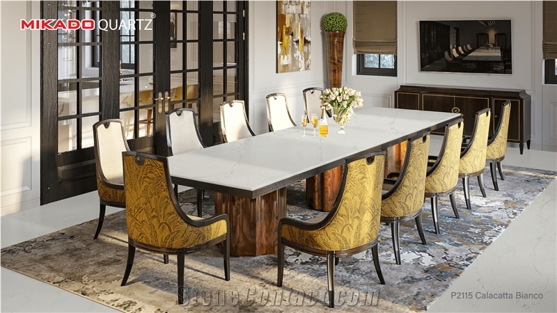 Misterio - Calacatta Bianco Quartz Slabs From Vietnam