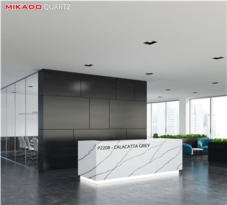 Vietnam Calacatta Grey Engineered Stone Slabs