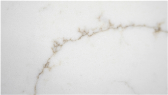 Vietnam Calacatta Marfil Quartz Slabs-Gold And Grey Version