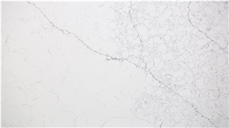 Vietnam Calacatta Marina Thin Veins Quartz Slabs