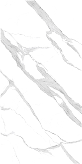 Glazed Calacatta Sintered Stone Kitchen Countertop