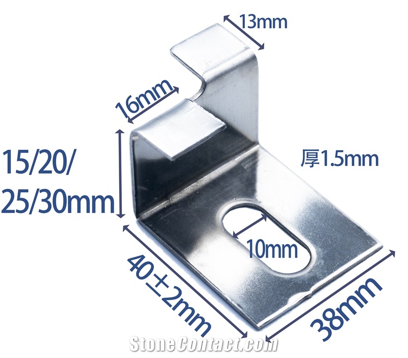Stone Angle Fixing Anchor, Cladding Anchor System