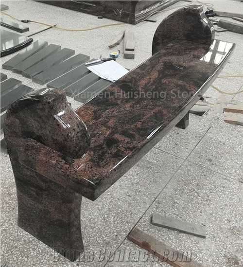 Aurora Granite Garden, Park, Outdoor Bench Table Set