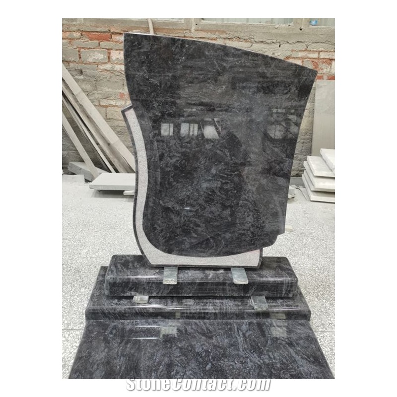 Bahama Blue  Granite Single Monument
