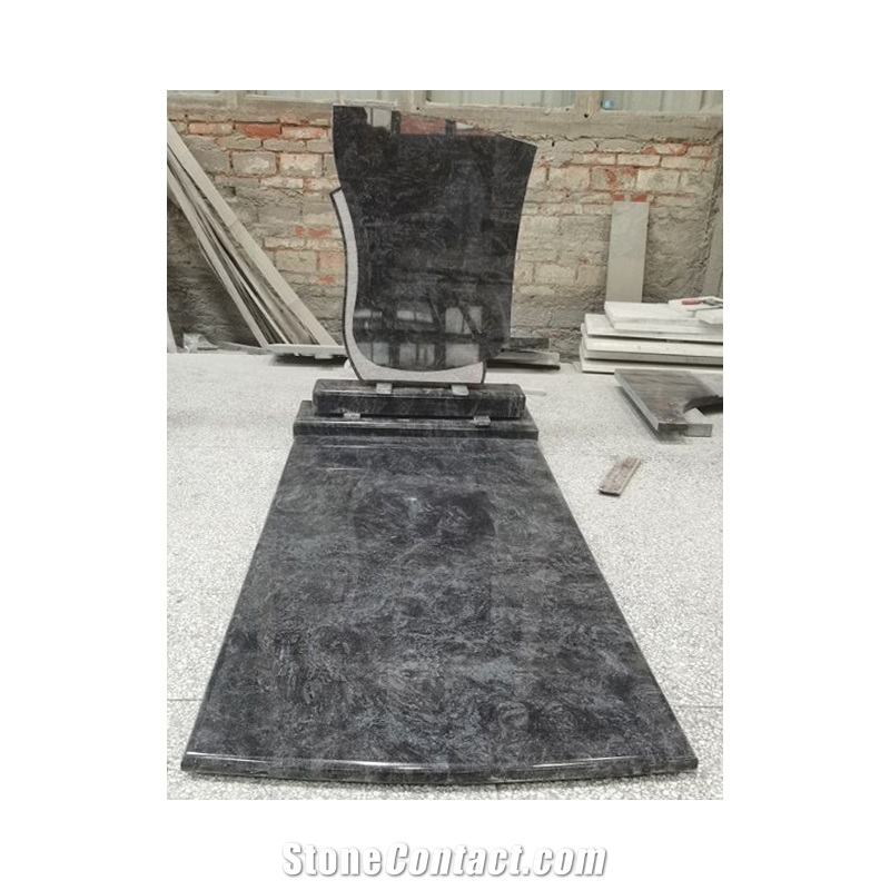 Bahama Blue  Granite Single Monument