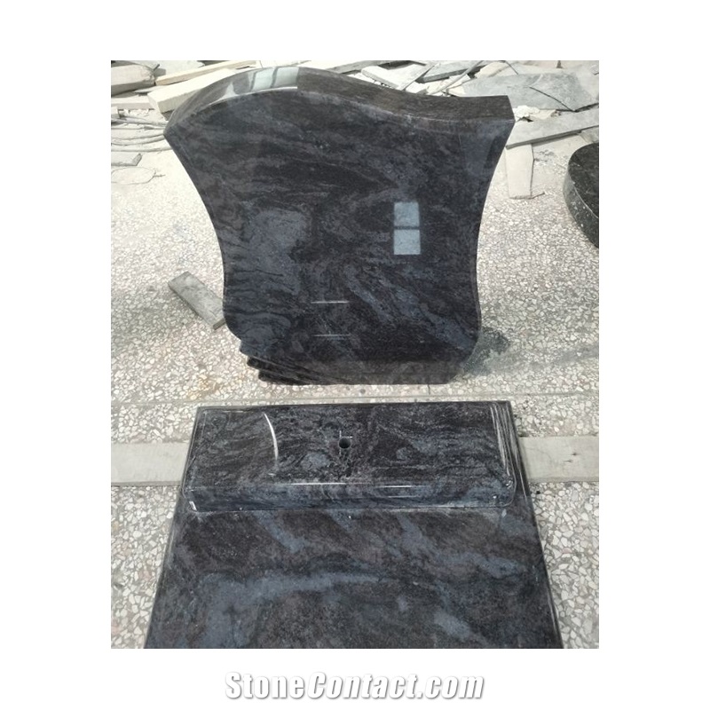 Bahama Blue  Granite Single Monument