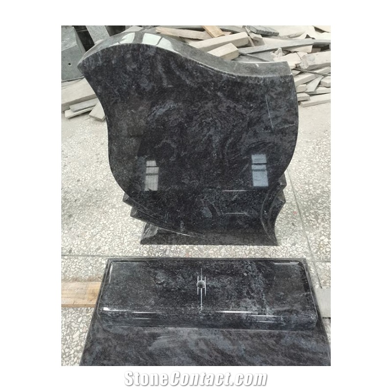 Bahama Blue  Granite Single Monument