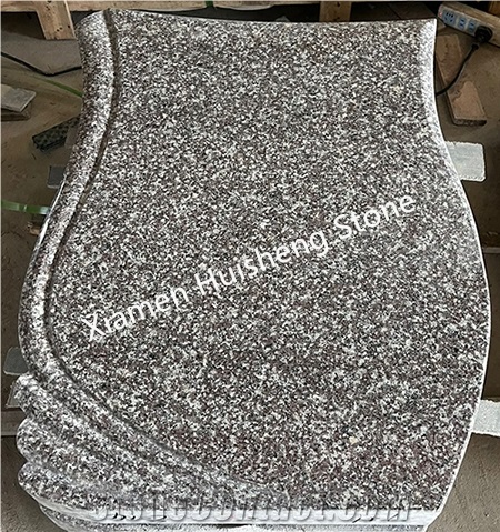 Gray Granite Headstone