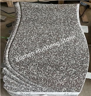 Gray Granite Headstone