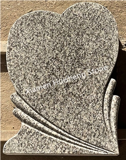Gray Granite Headstone