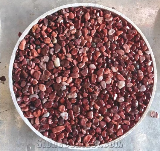 Red  Pebble Stone