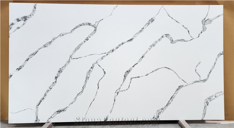 Calacatta Albedo Quartz Slabs