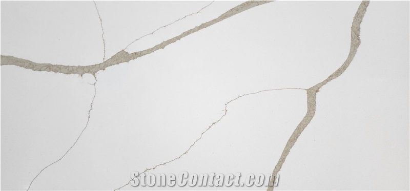 Calacatta Bodes Gold Quartz Slabs