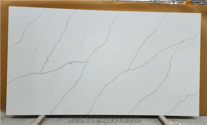 Calacatta Bodes Grey Quartz Slabs