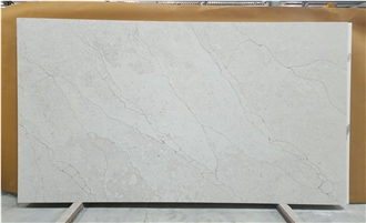 Calacatta Cygnus Beige Quartz Slabs