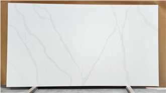 Calacatta Glister Quartz Slabs