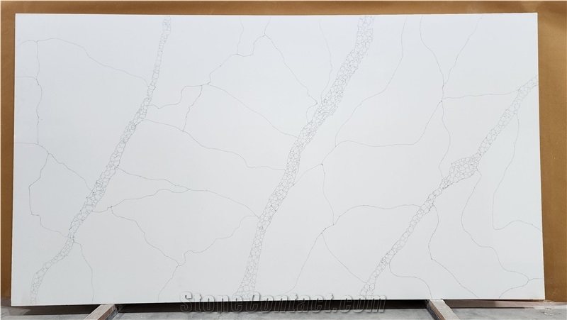 Calacatta Milano Grey Quartz Slabs