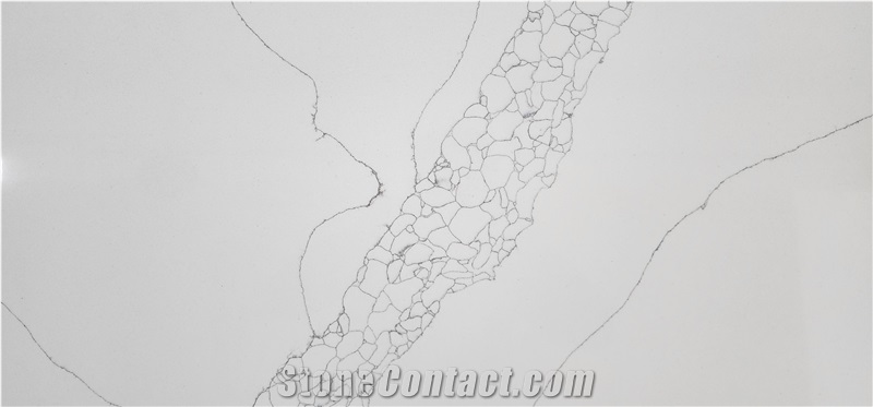 Calacatta Milano Grey Quartz Slabs