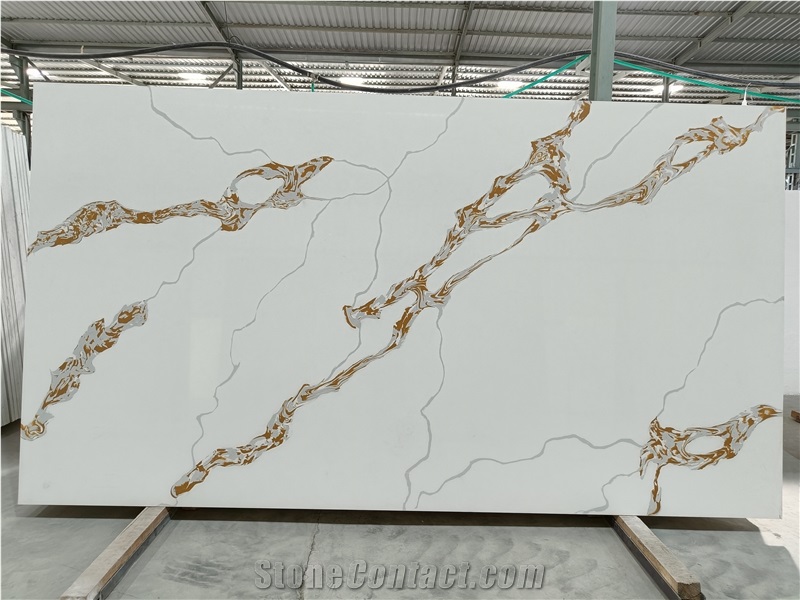 Calacatta Tuscany Quartz Slabs