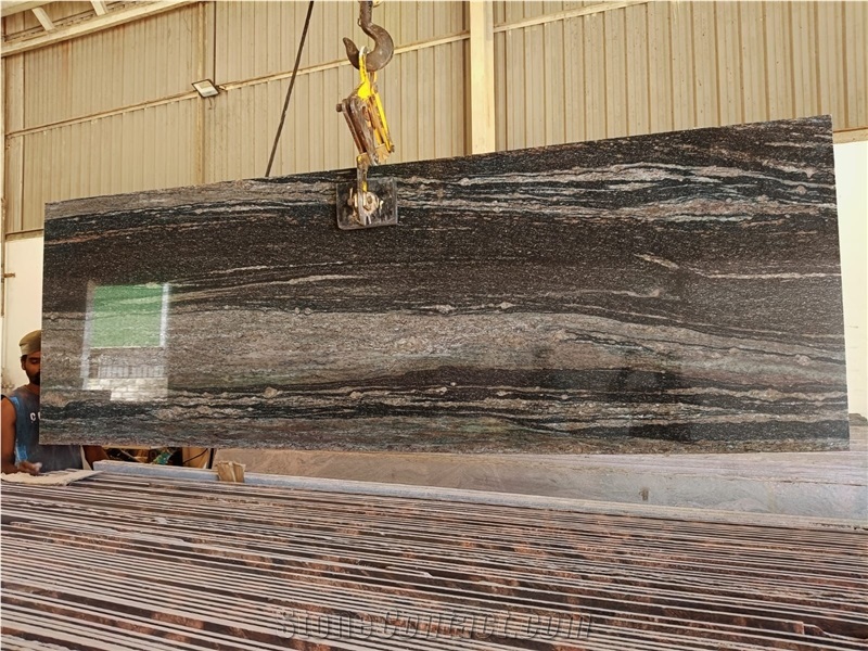 Aqua Blue Granite Cut Size Half Slabs