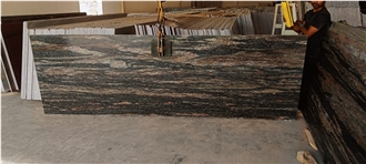 Aqua Blue Granite Cut Size Half Slabs