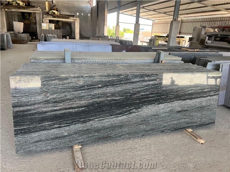 Aqua Blue Granite Cut Size Half Slabs