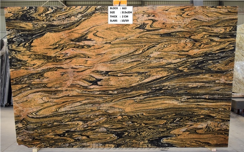 Fusion Gold Granite Gangsaw Slabs