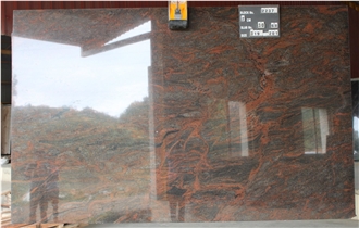 Red Multi Granite New Patern Slabs