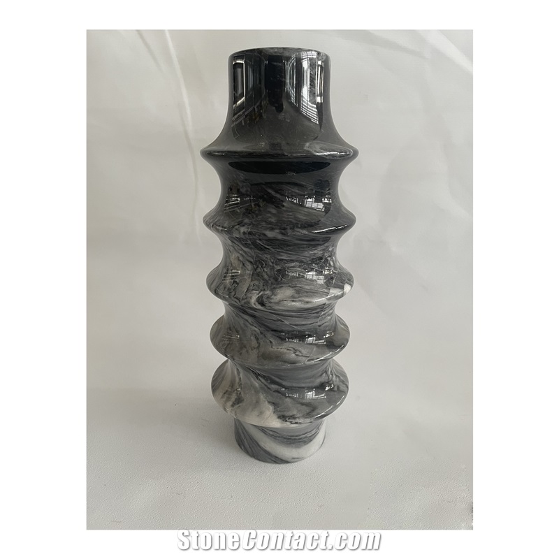Elegant Black Marble Stone Ornament Home Decor Products