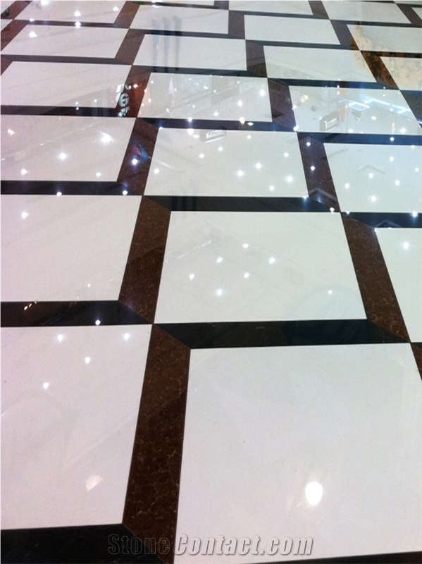 3D Design Inlay Medallion Waterjet Pattern Floor