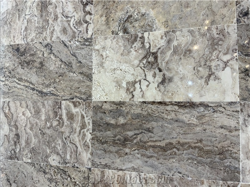 Silver Avanos Travertine Slabs And Tiles