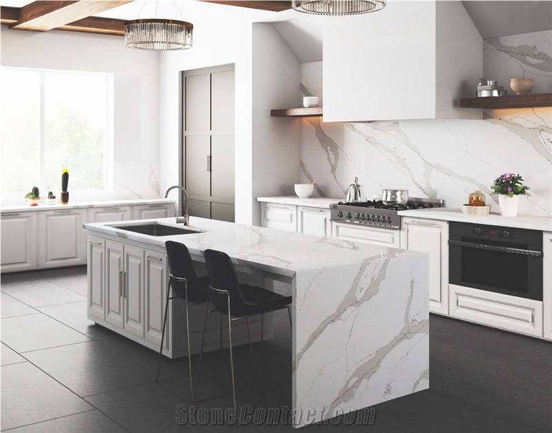 Calacatta Tupa Quartz Slabs