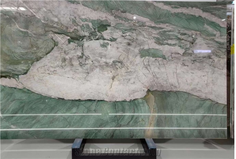 Green Luxury Stone Emerald Green Quartzite Wall