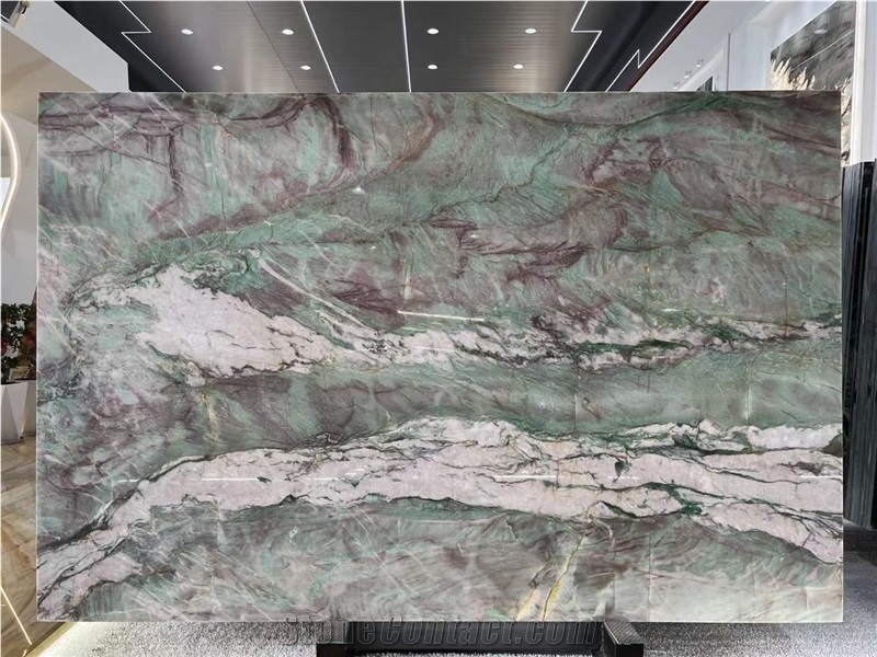 Patek Philippe Green Crystal Quartzite Slabs