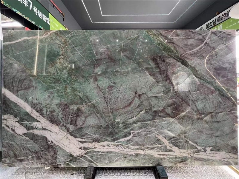 Patek Philippe Green Crystal Quartzite Slabs