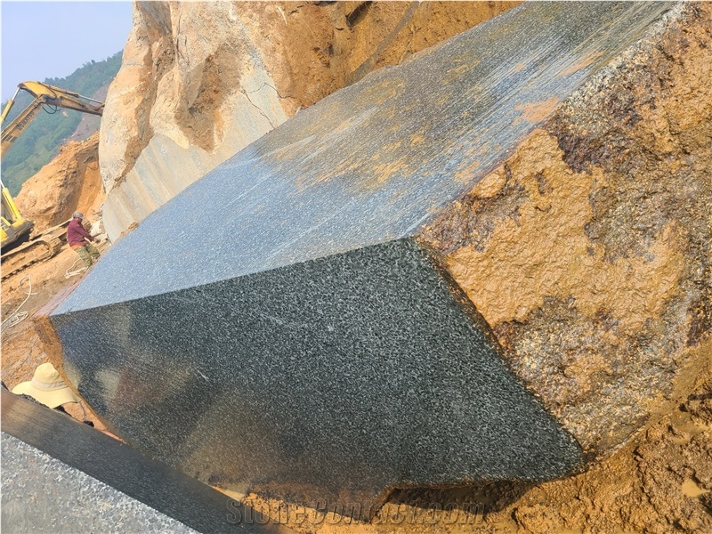 Impala Black Granite Slabs
