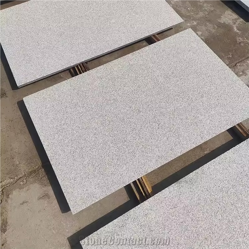 Bush Hammered White Granite G603 Paving Slab Pavement