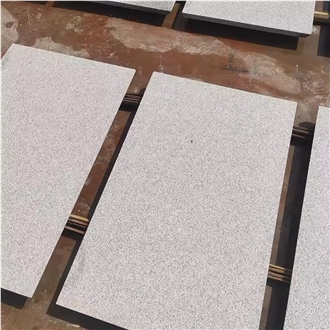 Bush Hammered White Granite G603 Paving Slab Pavement
