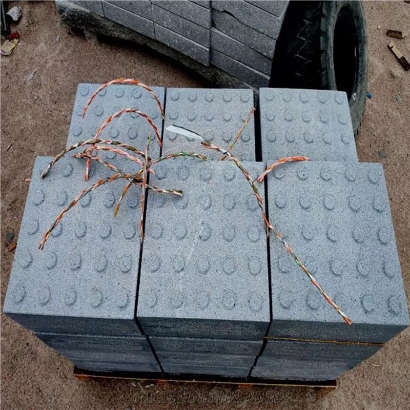 Cheap Black Tactile Paving Blind Stone For Sideway Cobbles