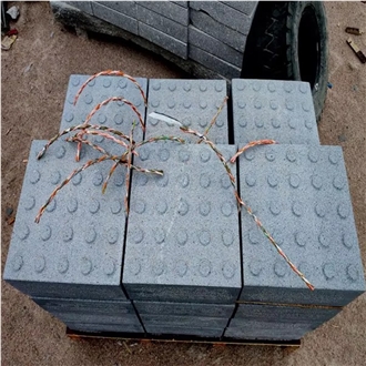 Cheap Black Tactile Paving Blind Stone For Sideway Cobbles