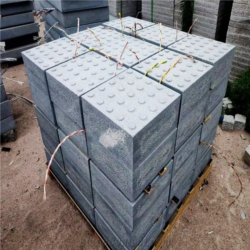 Cheap Black Tactile Paving Blind Stone For Sideway Cobbles