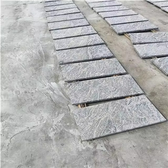 China Ocean Wave Pink Granite Pavement Setts