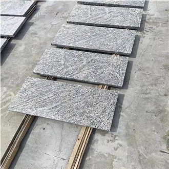 China Ocean Wave Pink Granite Pavement Setts