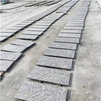 China Ocean Wave Pink Granite Pavement Setts