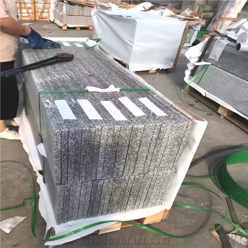 China Ocean Wave Pink Granite Pavement Setts