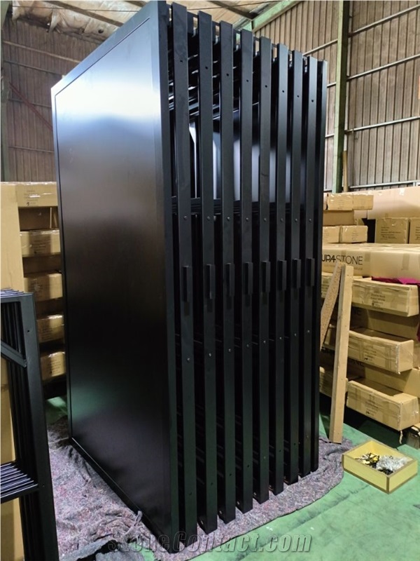 Large Slab Tile Store Storage Rackpush-Pull Sliding Displays