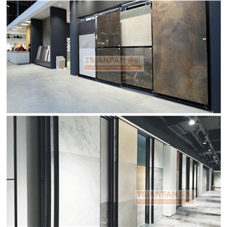Wing Porcelain Tile Sample Showroom Display Stand