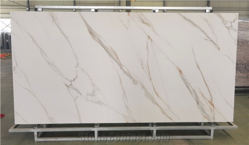 Artificial Calacatta Gold Sintered Stone Slabs